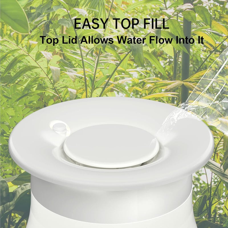 ZENILOVE 5L Foldable Automatic Reptile Mister with Timer, Fogger System with 360Adjustable Nozzles, Humidifier for Lizard, Snake, Amphibian, Frog, Plants, Terrarium - Image 2